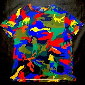 Polo Ralph Lauren Large men’s multicolored camo shirt